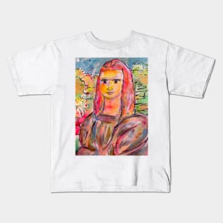 Mona with a pop Kids T-Shirt